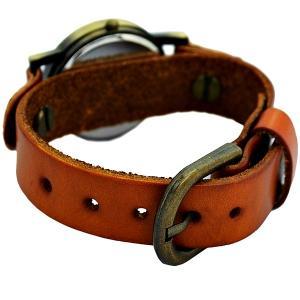 Vintage Leather Watchband Unisex Wrist Watch For..