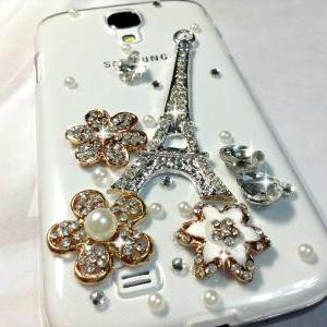 3d Handmade Eiffel Tower Flower Crystal Design..