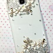 3D Handmade Flower Design Case Cover For Samsung Galaxy S 4 S4 IV LTE i9500 i9505