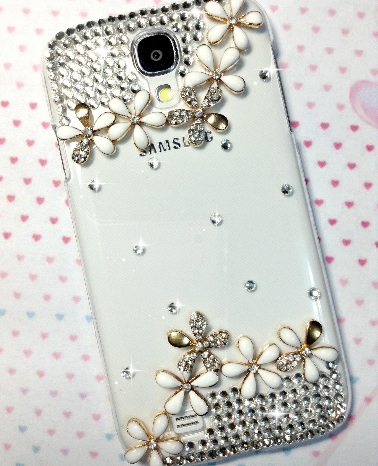 3d Handmade Flower Design Case Cover For Samsung Galaxy S 4 S4 Iv Lte I9500 I9505