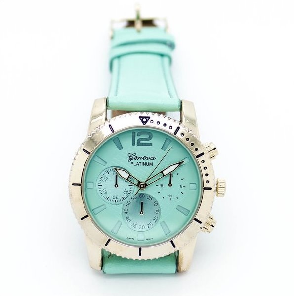 3 Eye Watch Retro Quartz Watch Leather Band Unisex Wrist Watch For Men Lady Retro Round Quartz Watch Mint