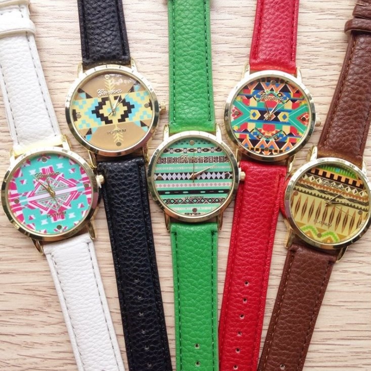 Korea Style Watch Retro Quartz Watch Leather Band Unisex Wrist Watch For Men Lady Retro Round Quartz Watch