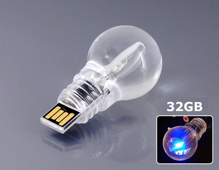 Handmade Led On 32gb Flash Memory Stick Pen Drive Thumb Flash Light